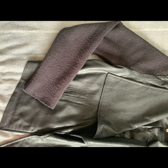 Joie Jevon Feather Leather Jacket - Picture 6 of 9